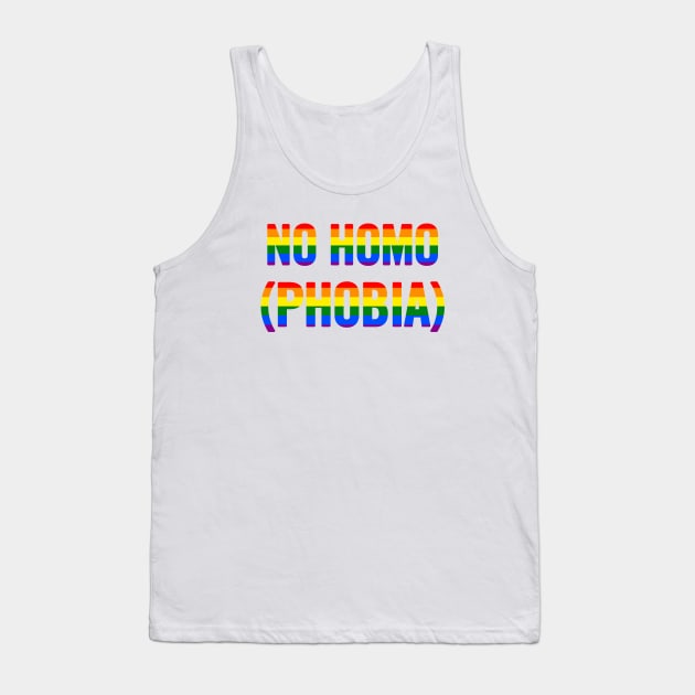 No Homo (Phobia) Tank Top by sergiovarela